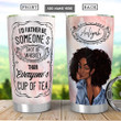 Black Women Personalized PYR1711003 Stainless Steel Tumbler - 1