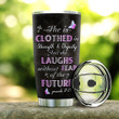 Personalized Black Queen Faith TTS2312002 Stainless Steel Tumbler - 2