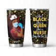 Nurse Wine Uniform Black Women Nurse Nurse Gift ANLZ0112028Z Stainless Steel Tumbler - 3