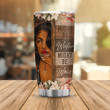 Black Woman Wine Lover BWM Personalized QURZ1308005Z Stainless Steel Tumbler - 2