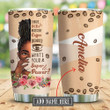 Black Woman OCD Coffee Personalized KD2 BGX3110003 Stainless Steel Tumbler - 1