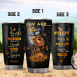 Personalized Black Women God Says You Are HLMZ2306001Z Stainless Steel Tumbler - 1