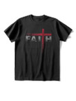 Christian printed letters short-sleeved T-shirt - 2
