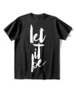 Mens Letter Christian Print Slim T-Shirt - 2