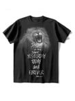 Mens Lion Christian Jesus Forever Printed T-Shirt - 2