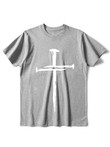 Mens Cross Print Jesus Christian Casual T-shirt - 4