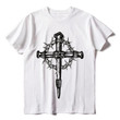 Mens Cross and Thorns Short Sleeve T-Shirt - 3