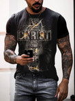 Mens Christ Creative Fashion Short Sleeve Printed T-Shirt - 1