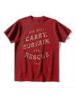 GOD WILL CARRY SUSTAIN AND RESCUE YOU printed crew neck T-shirt - 2