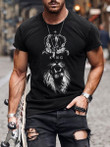Mens Street Judas Lion King Print Short Sleeve T-Shirt - 1