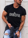 Mens Grateful Cross T-shirt - 1