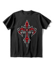 Gothic cross print T-shirt - 2