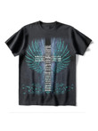 Cross wings print T-shirt - 2