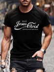 Mens Jesus Christ Black T-shirt - 1
