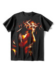 Mens Trendy Jesus Christ Printed Short Sleeve T-shirt - 2
