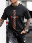 Cross and Dove print T-shirt - 1
