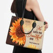 Fancy Sunflower Leather Handbag - He Calls Me Beautiful One AM231 - 3