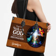 Those Who Walk With God Always Reach Their Destination - Special Cross Leather Handbag NUH266 - 3