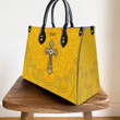 Outstanding Yellow Christian Leather Handbag HM387 - 2