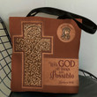 Special Jesus Tote Bag - With God All Things Are Possible NM130 - 1