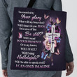 Lovely Floral Cross Tote Bag - Will I Stand In Your Presence NHN132 - 3