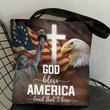God Bless America - Unique Eagle Tote Bag HO08 - 1