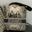 Beautiful Christian Tote Bag - Jesus Saves NM128 - 1