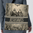 Beautiful Christian Tote Bag - Jesus Saves NM128 - 3
