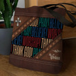 Special Personalized Christian Tote Bag - Pray Believe Worship NM136 - 2
