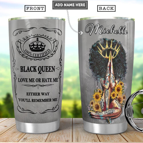 Black Queen Personalized MDA1711002 Stainless Steel Tumbler