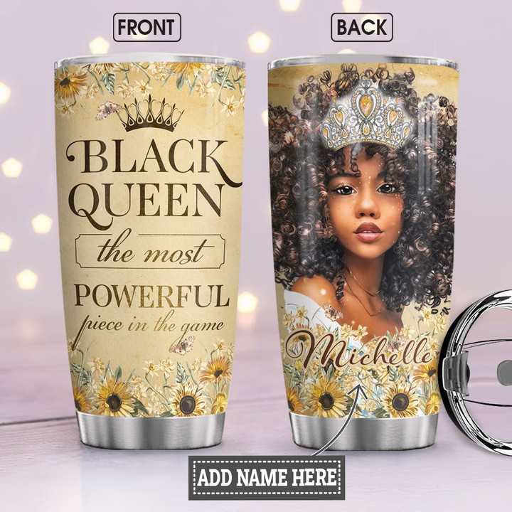 Black Queen Personalized HTR0310031 Stainless Steel Tumbler - 1