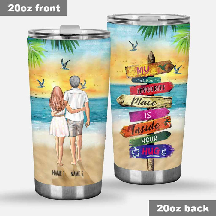 My Favourite Place - Sea Lover Personalized Tumbler - 1