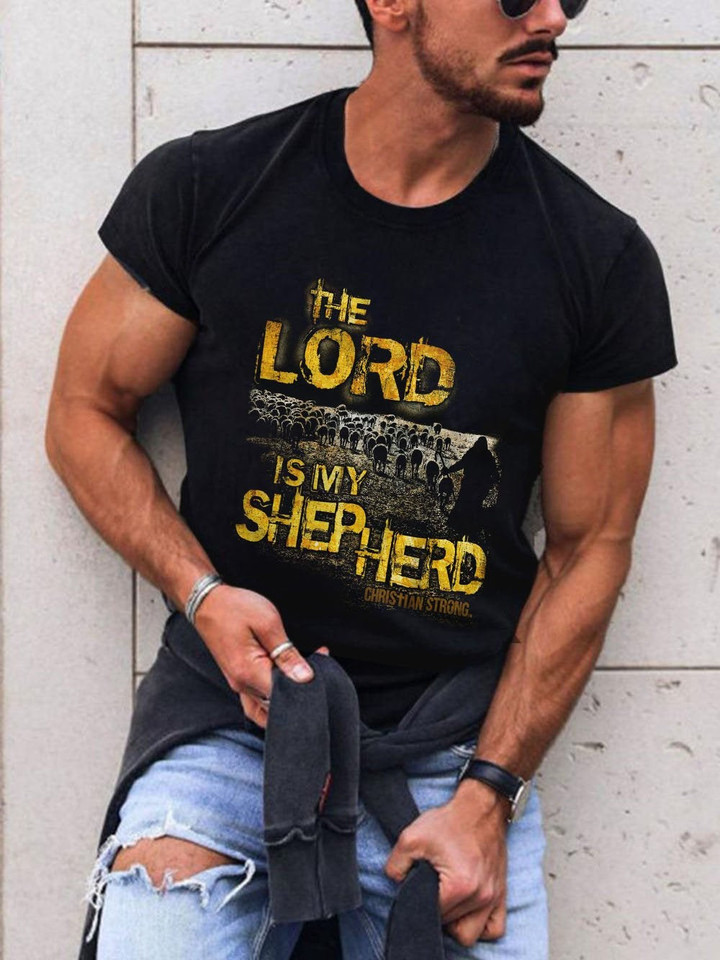 Mens The Lord Is My Shep Herd T-shirt - 1