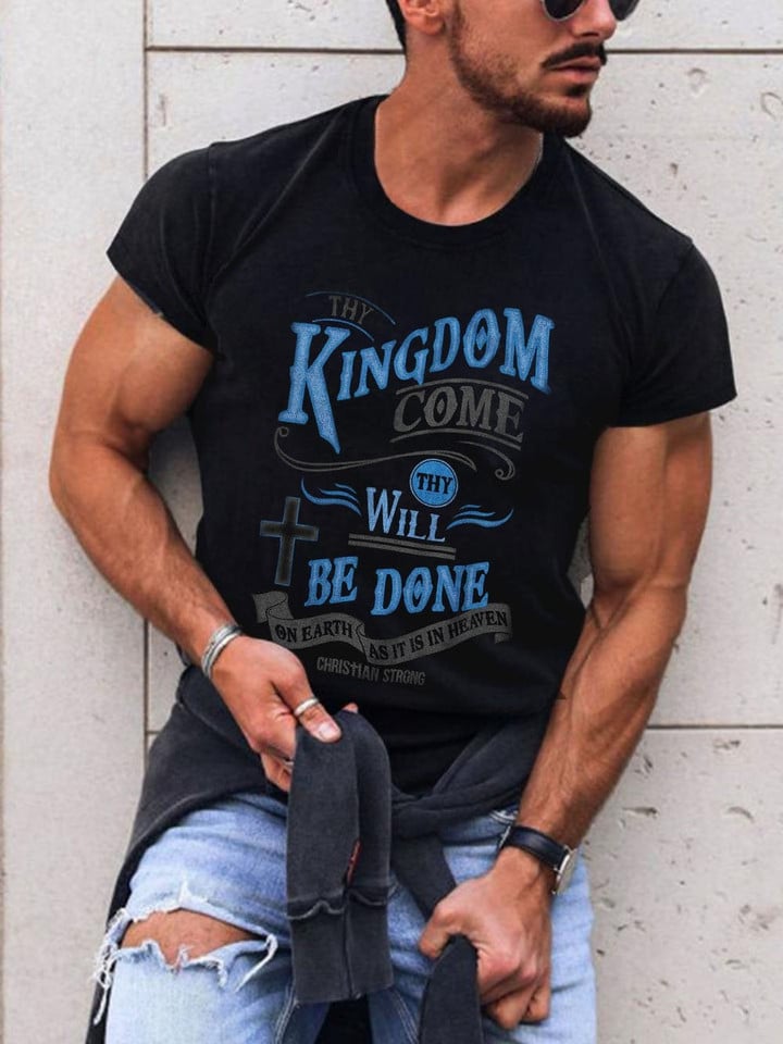 Mens Kingdom Will Be Done T-shirt - 1