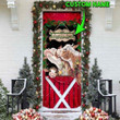 Personalized Cattle Christmas You &amp; Me We Got This Door Cover ANM04
