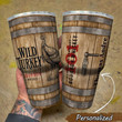 Personalized Whiskey Wood Grain Tumbler H2015