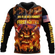 Premium Firefighter 3D All Over Printed Unisex Shirts FF25