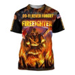 Premium Firefighter 3D All Over Printed Unisex Shirts FF25