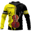 Contrebasse yellow music 3d hoodie shirt for men and women MUS29