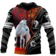 Love Horse 3D All Over Printed Hoodie Shirt HR51