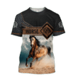 Premium Horse 3D All Over Printed Unisex Shirts HR76