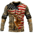 Deer Hunting 3D All Over Printed Shirts for Men and Women DE29
