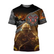 Limited Edition Brave Firefighter 3D All Over Printed Unisex Shirts FF16