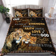 Lion Family 3D All Over Printed Bedding Set LB04