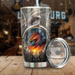 Dragon and Dungeon Tattoo Tumbler DR61