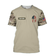 Spartan Soldier US Veteran 3D All Over Printed Shirt Hoodie AM012