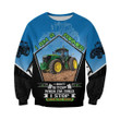 Tractor 3D All Over Printed Shirts FM04