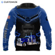 Personalized Gifts 3D All Over Print Shirts For Trucker TK41