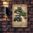 JD Tractor Metal Sign NTH6