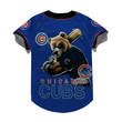 Personalized Number Name Chicago Cubs Baseball Team Cool Bear 3D Sunny Shirt NTH231